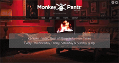 Desktop Screenshot of monkeypantsbar.com